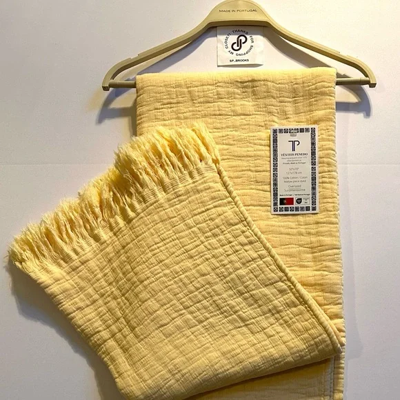 🎁Texteis Penedo Throw Blanket - Canary Mallow